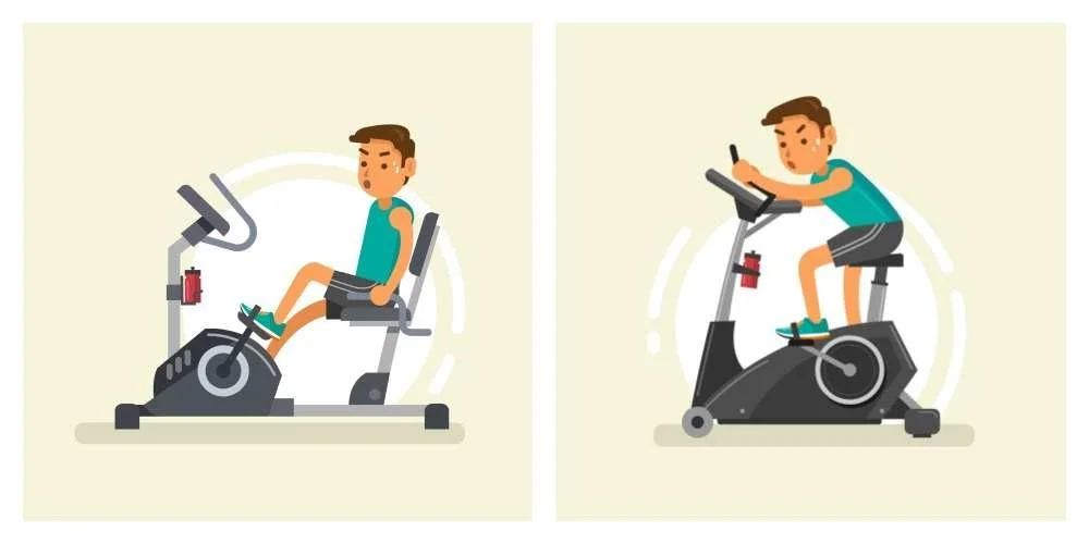 Recumbent Exercise Bike vs Stationary Upright Bike